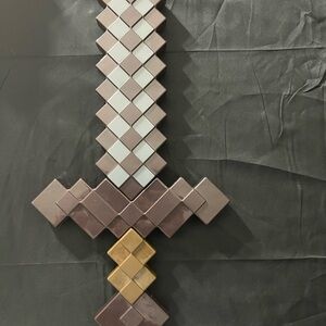 Minecraft netherite award 17 inch cosplay